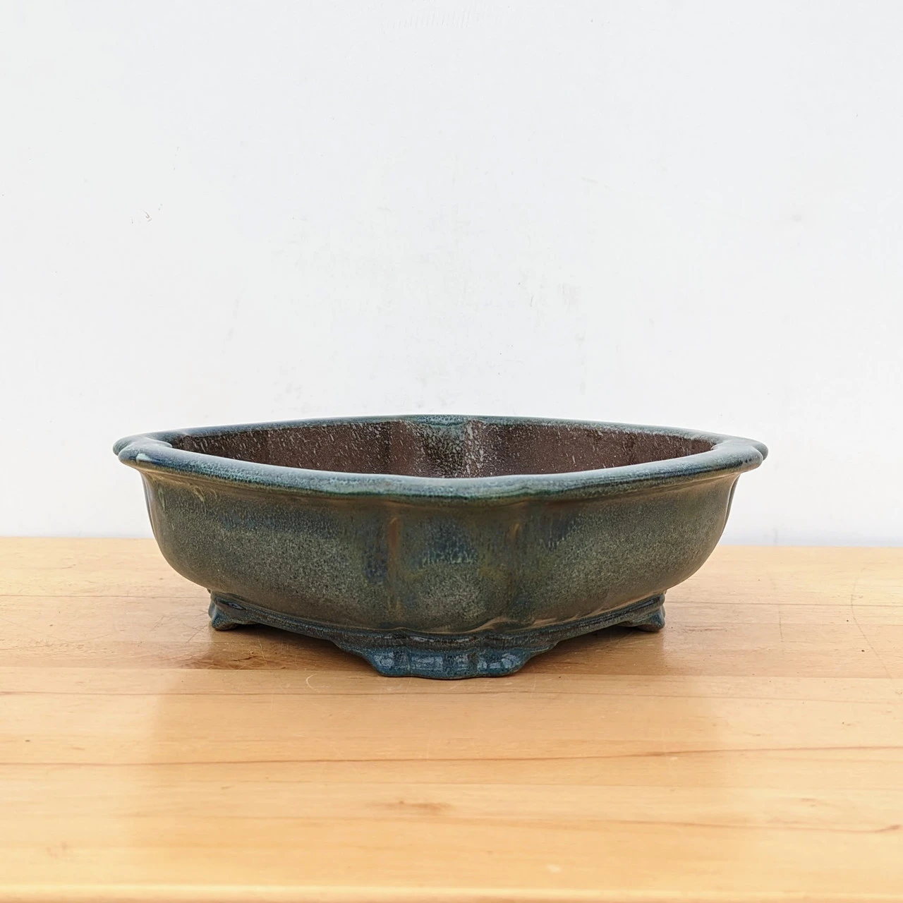 13-Inch Glazed Yixing Bonsai Pot (No. 2323i) 4 13-Inch Glazed Yixing Bonsai Pot (No. 2323i) - Image 4