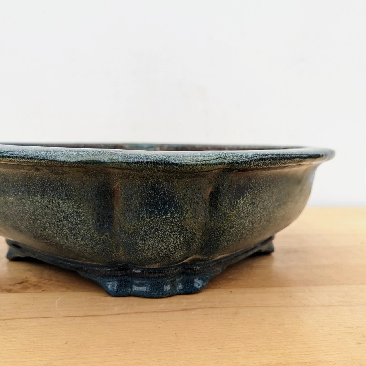 13-Inch Glazed Yixing Bonsai Pot (No. 2323i) 2 13-Inch Glazed Yixing Bonsai Pot (No. 2323i) - Image 2