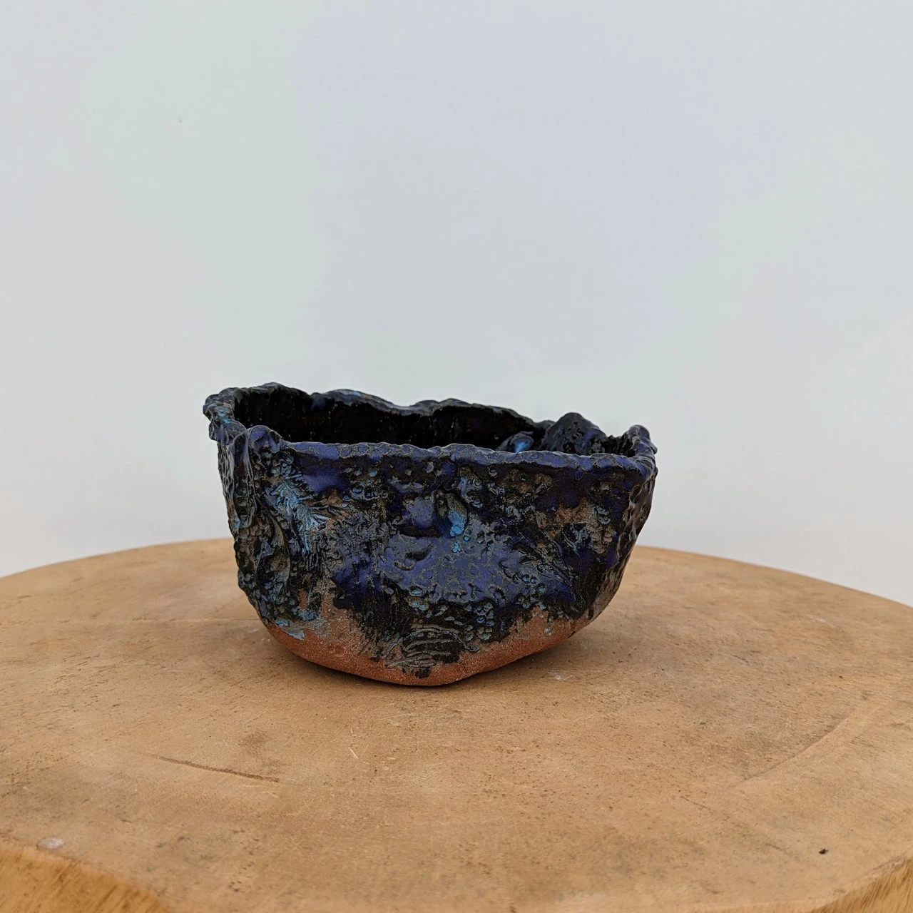 6" Handmade Planter By Moe Lewis-Wolf (No. 36) 1 6" Handmade Planter By Moe Lewis-Wolf (No. 36)