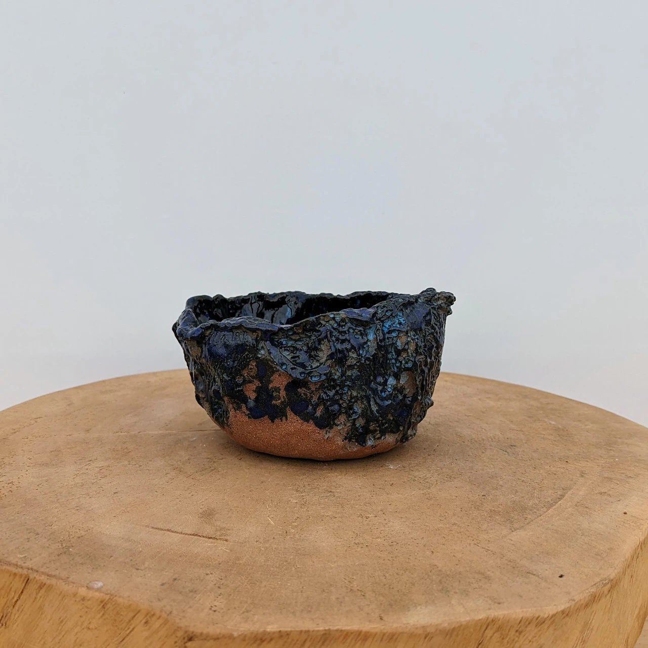 6" Handmade Planter By Moe Lewis-Wolf (No. 36) 4 6" Handmade Planter By Moe Lewis-Wolf (No. 36) - Image 4