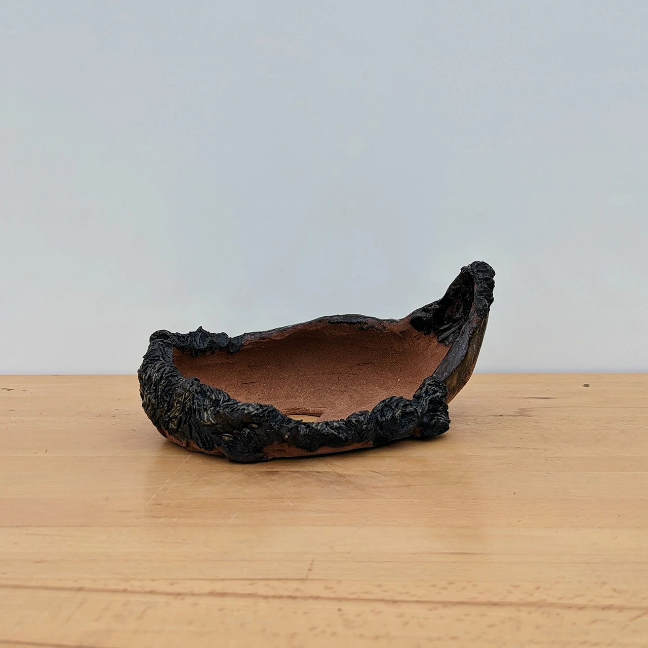 9" Handmade Planter By Moe Lewis-Wolf (No. 40) 4 9" Handmade Planter By Moe Lewis-Wolf (No. 40) - Image 4